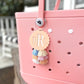 Bogg Bag Tag Personalized Bag Tag Gift for Teacher Gift for Mom Gift for Girl Monogram Bag Tag Keychain for Pool Bag Stocking Stuffer