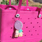 Bogg Bag Tag Personalized Bag Tag Gift for Teacher Gift for Mom Gift for Girl Monogram Bag Tag Keychain for Pool Bag Stocking Stuffer