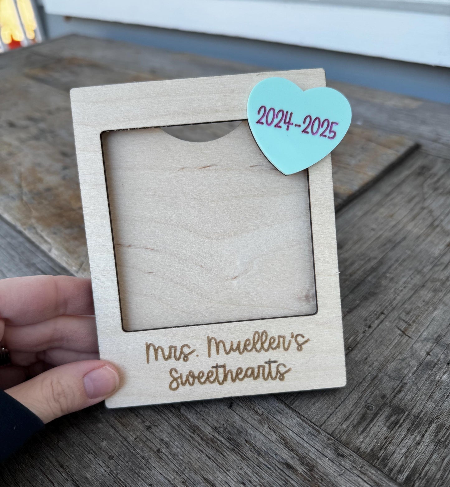 Valentine's Gift | Photo Frame Magnet | Valentine's Day Photo Magnet | Gift for Grandma | Gift for Mom | Valentine's Picture Frame | Custom