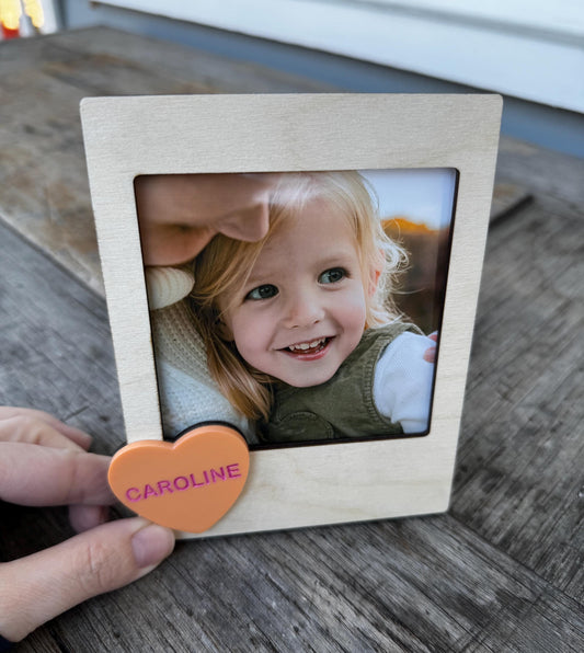 Valentine's Gift | Photo Frame Magnet | Valentine's Day Photo Magnet | Gift for Grandma | Gift for Mom | Valentine's Picture Frame | Custom