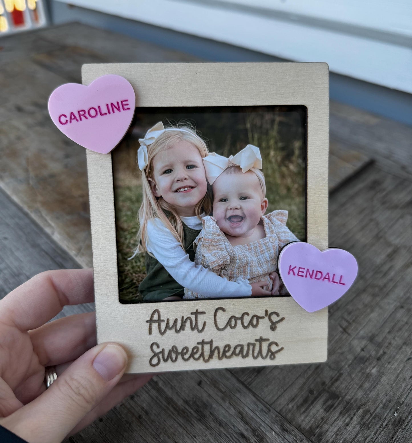 Valentine's Gift | Photo Frame Magnet | Valentine's Day Photo Magnet | Gift for Grandma | Gift for Mom | Valentine's Picture Frame | Custom