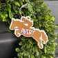 Horse Jumper Bag Tag for Kids Custom Name Horse Riding Keychain Personalized Equestrian Team Gift Equestrian Coach Gift Stocking Stuffer