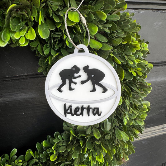 Wrestling Bag Tag for Kids Custom Name Wrestling Keychain Personalized Wrestling Gift Wrestling Coach Gift Wrestling Stocking Stuffer