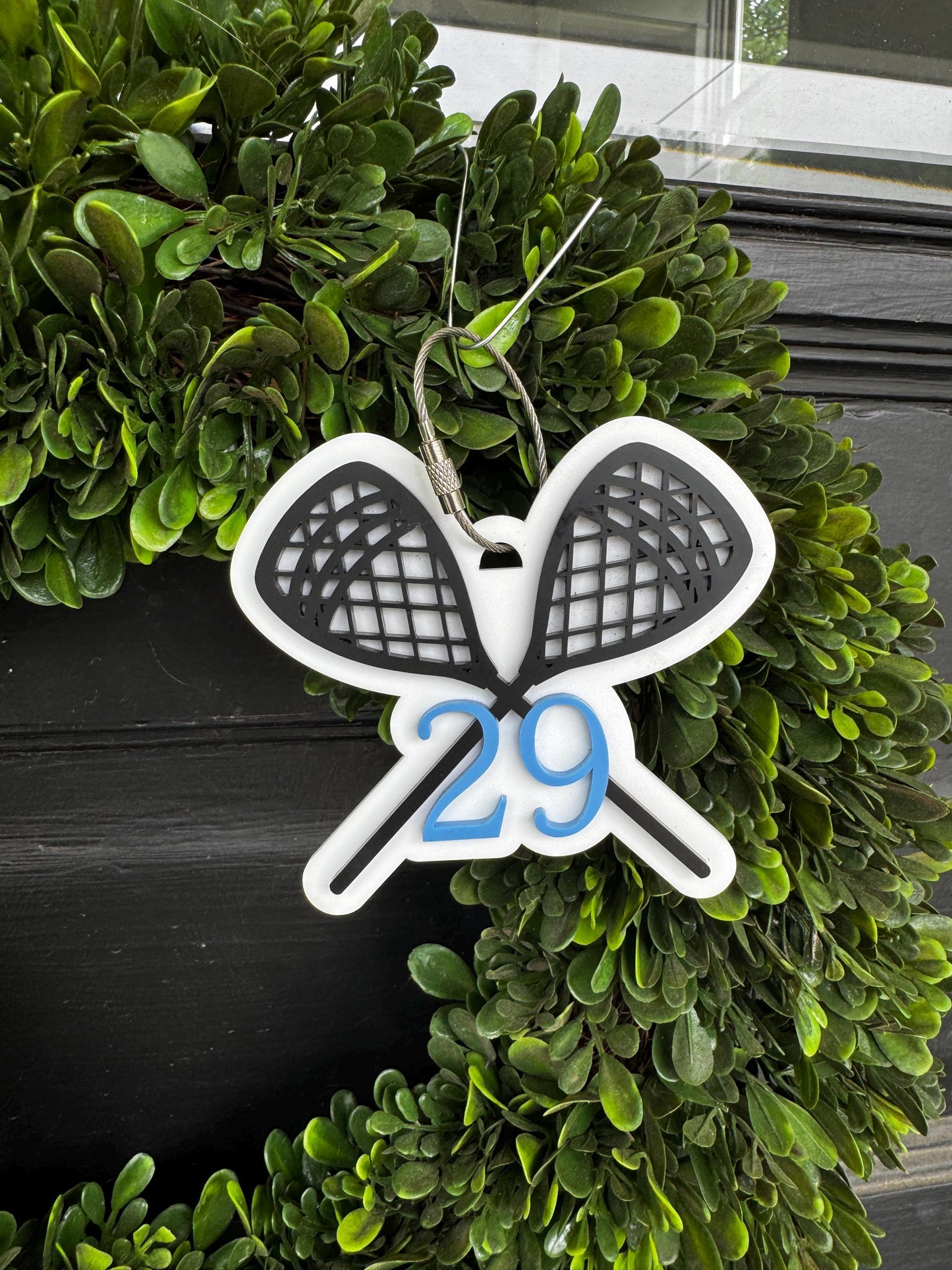 Lacrosse Goalie Bag Tag for Kids Custom Name Lacrosse Goalie Keychain Personalized Lacrosse Team Gift Lacrosse Goalie Gift Stocking Stuffer
