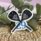 Lacrosse Goalie Bag Tag for Kids Custom Name Lacrosse Goalie Keychain Personalized Lacrosse Team Gift Lacrosse Goalie Gift Stocking Stuffer