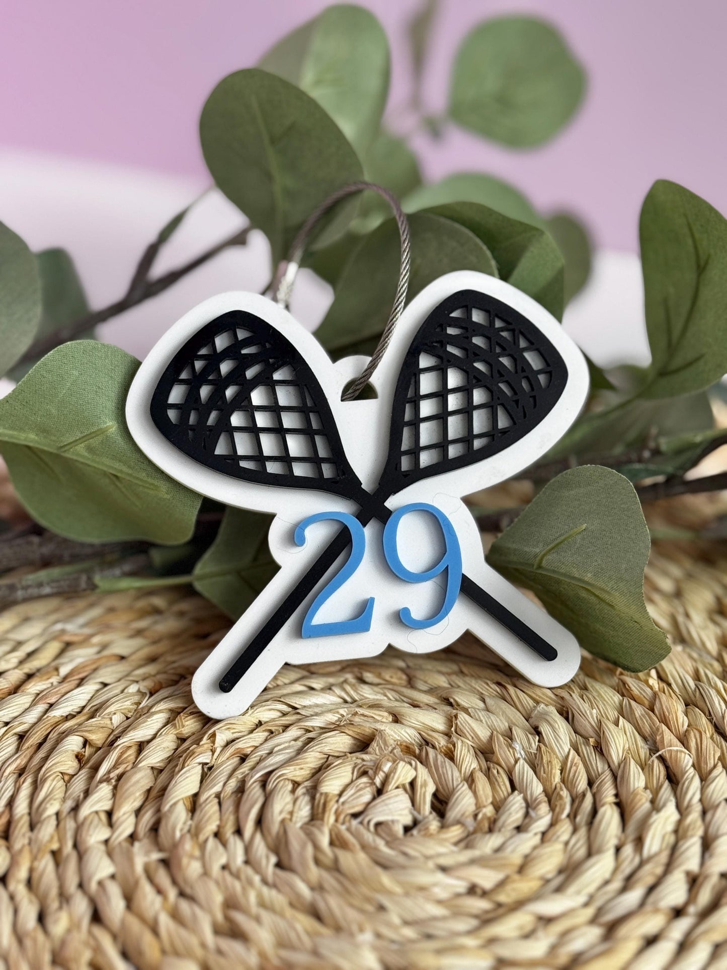 Lacrosse Goalie Bag Tag for Kids Custom Name Lacrosse Goalie Keychain Personalized Lacrosse Team Gift Lacrosse Goalie Gift Stocking Stuffer