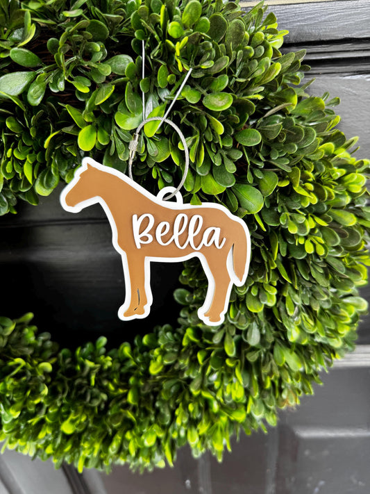 Horseback Riding Bag Tag for Kids Custom Name Horse Riding Keychain Personalized Equestrian Team Gift Equestrian Coach Gift Stocking Stuffer