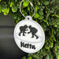 Wrestling Bag Tag for Kids Custom Name Wrestling Keychain Personalized Wrestling Gift Wrestling Coach Gift Wrestling Stocking Stuffer