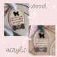 Pet Memorial Ornament Custom Ornament Pet Memorial Ornament Sentimental Gift Pet Keepsake Laser Ornament Handmade Ornament Pet Loss