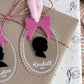 Silhouette Ornament Custom Ornament Keepsake Child Ornament Sentimental Gift Ornament Silhouette of Child Ornament for Kids Gift for Grandma