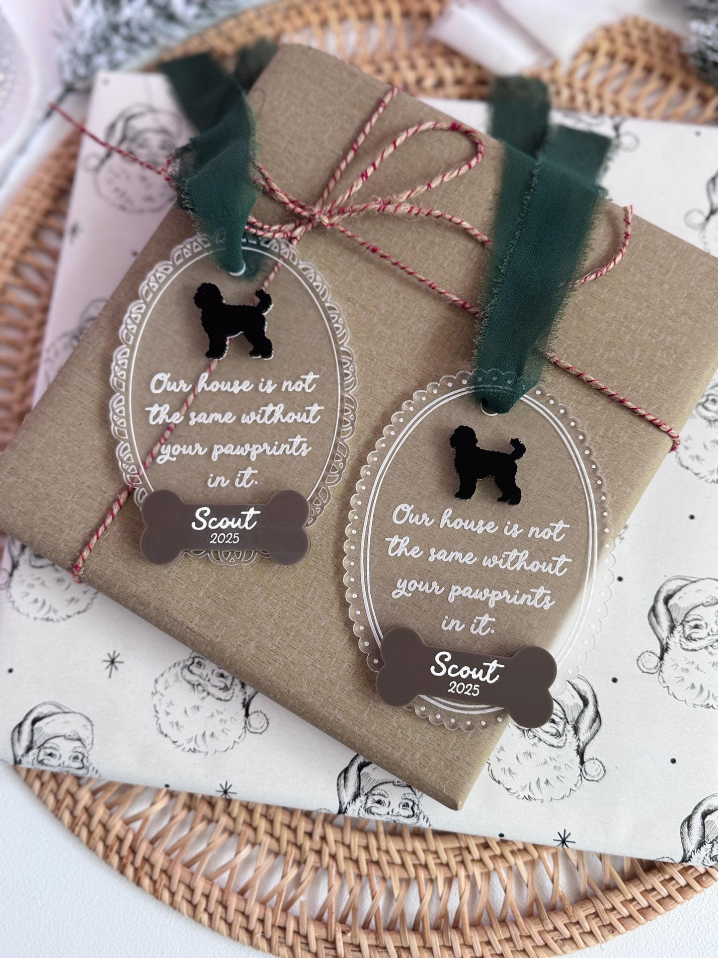 Pet Memorial Ornament Custom Ornament Pet Memorial Ornament Sentimental Gift Pet Keepsake Laser Ornament Handmade Ornament Pet Loss
