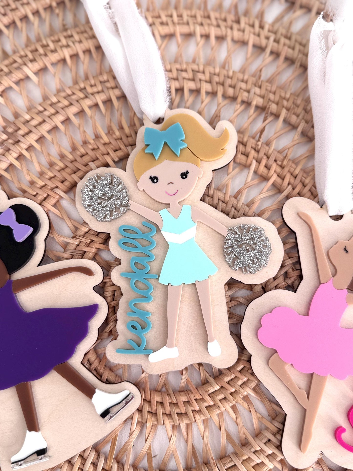 Cheer Ornament for Custom Cheerleader Gift or Keepsake