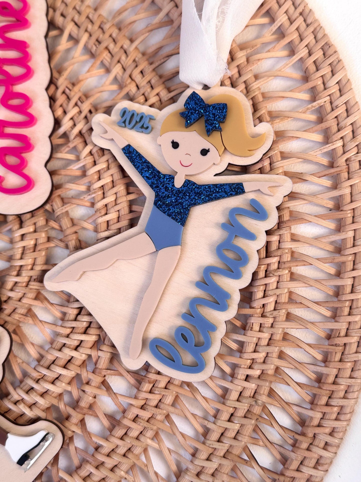 Gymnastics Ornament for Custom Gymanst Gift or Keepsake