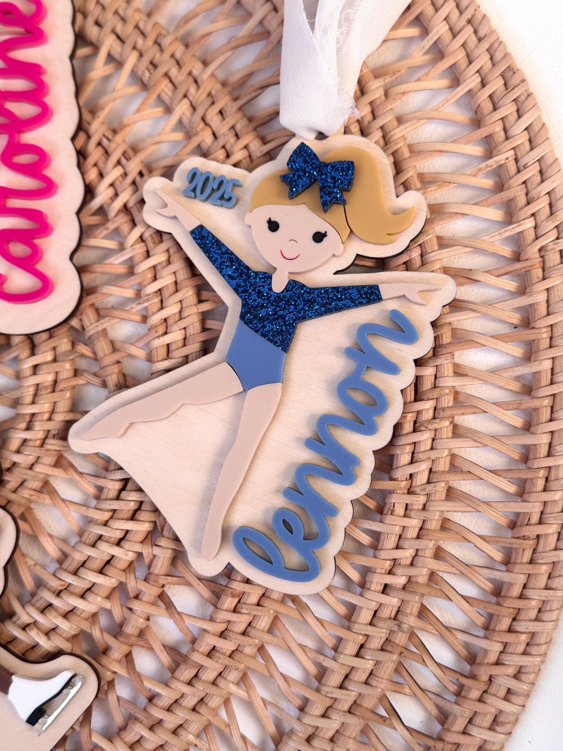 Gymnastics Ornament for Custom Gymanst Gift or Keepsake