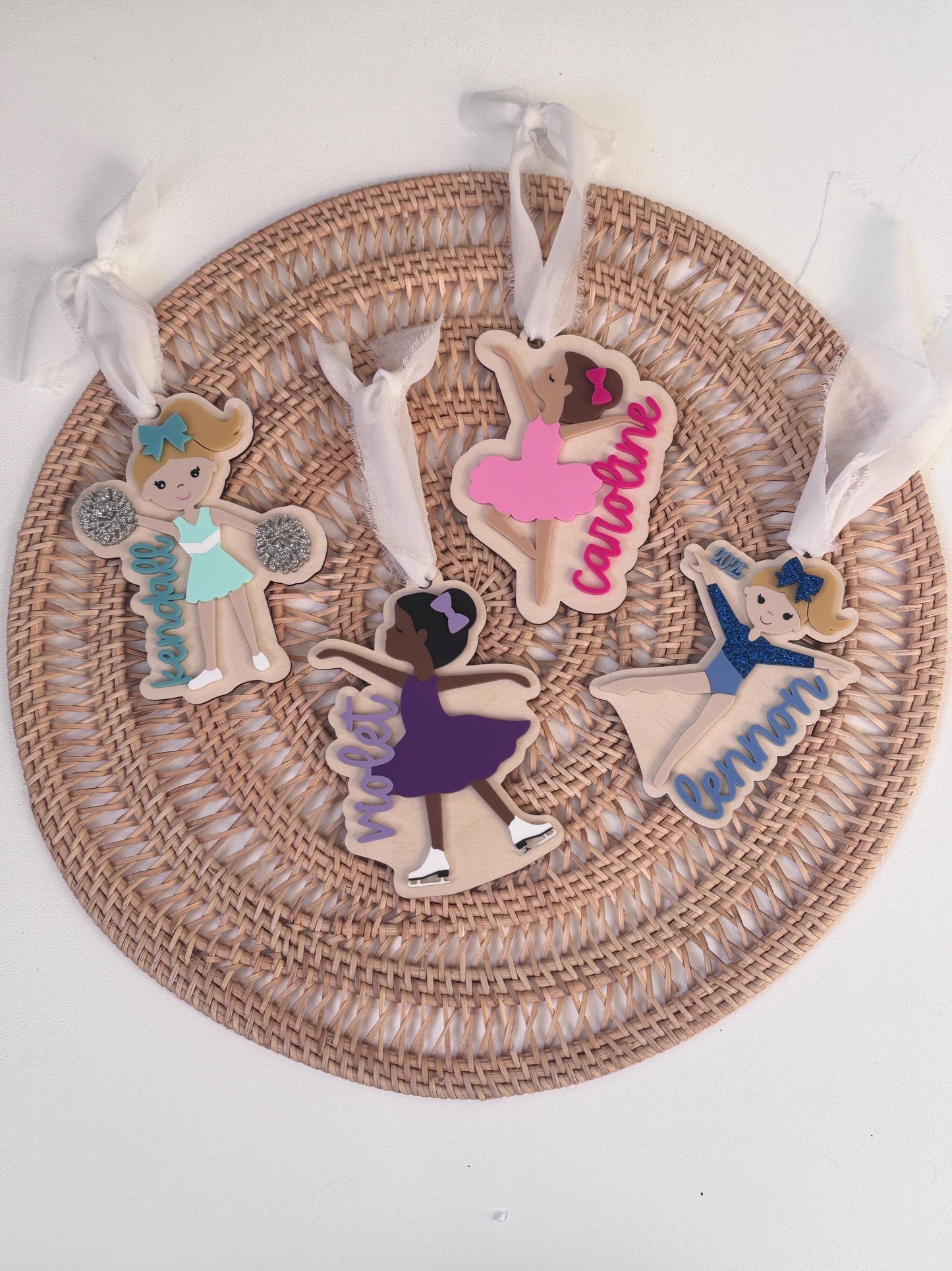 Gymnastics Ornament for Custom Gymanst Gift or Keepsake