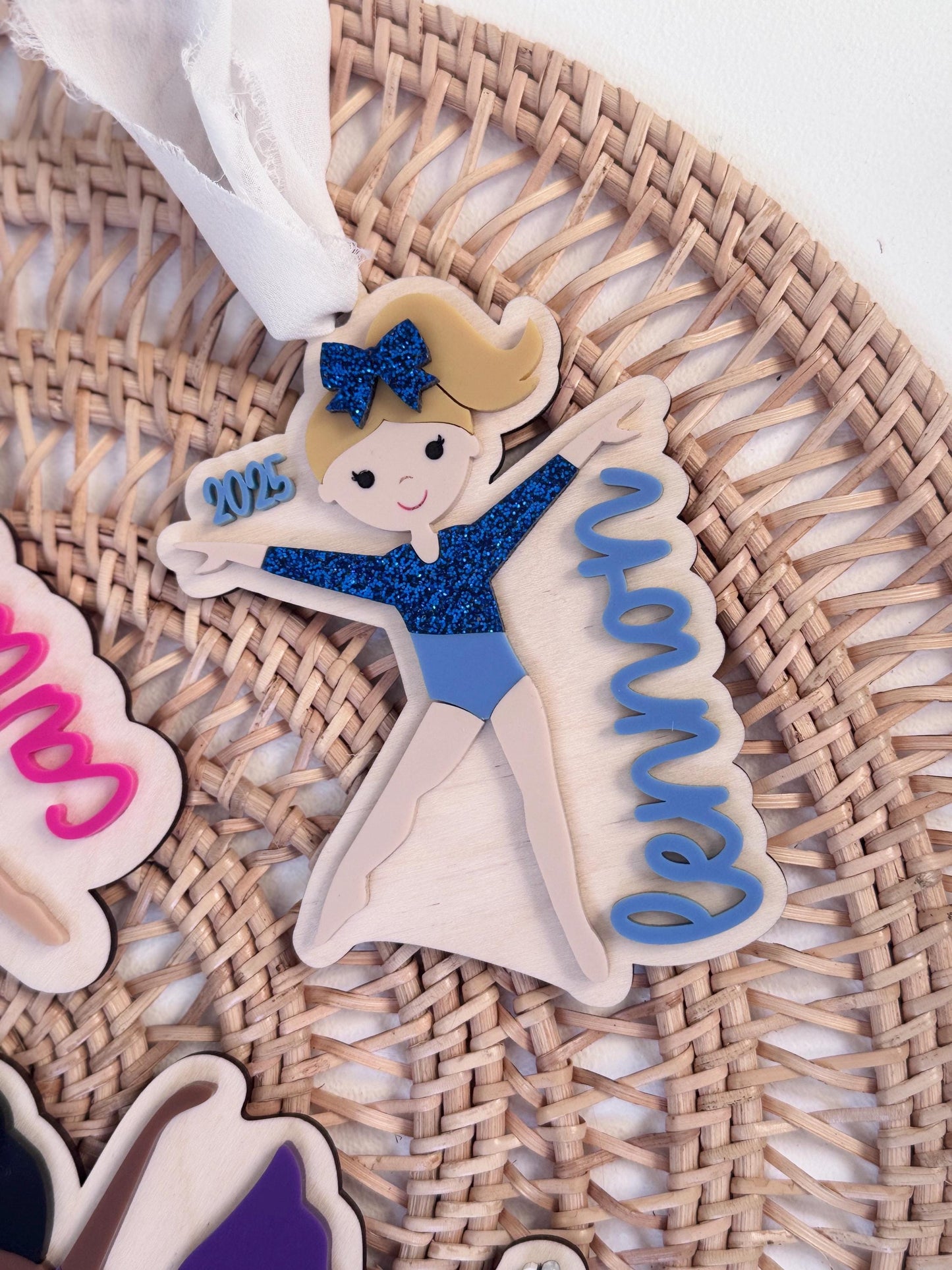 Gymnastics Ornament for Custom Gymanst Gift or Keepsake