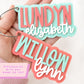 Personalized Keychain | Personalized Bag Tag | Personalized Gift | Backpack Tag | Gift for Boy/Girl | Bogg Bag Tag | Stocking Stuffer