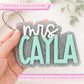 Teacher Gift | Personalized Bag Tag | Personalized Gift | Backpack Tag | Gift for Teacher | Bogg Bag Tag | Stocking Stuffer