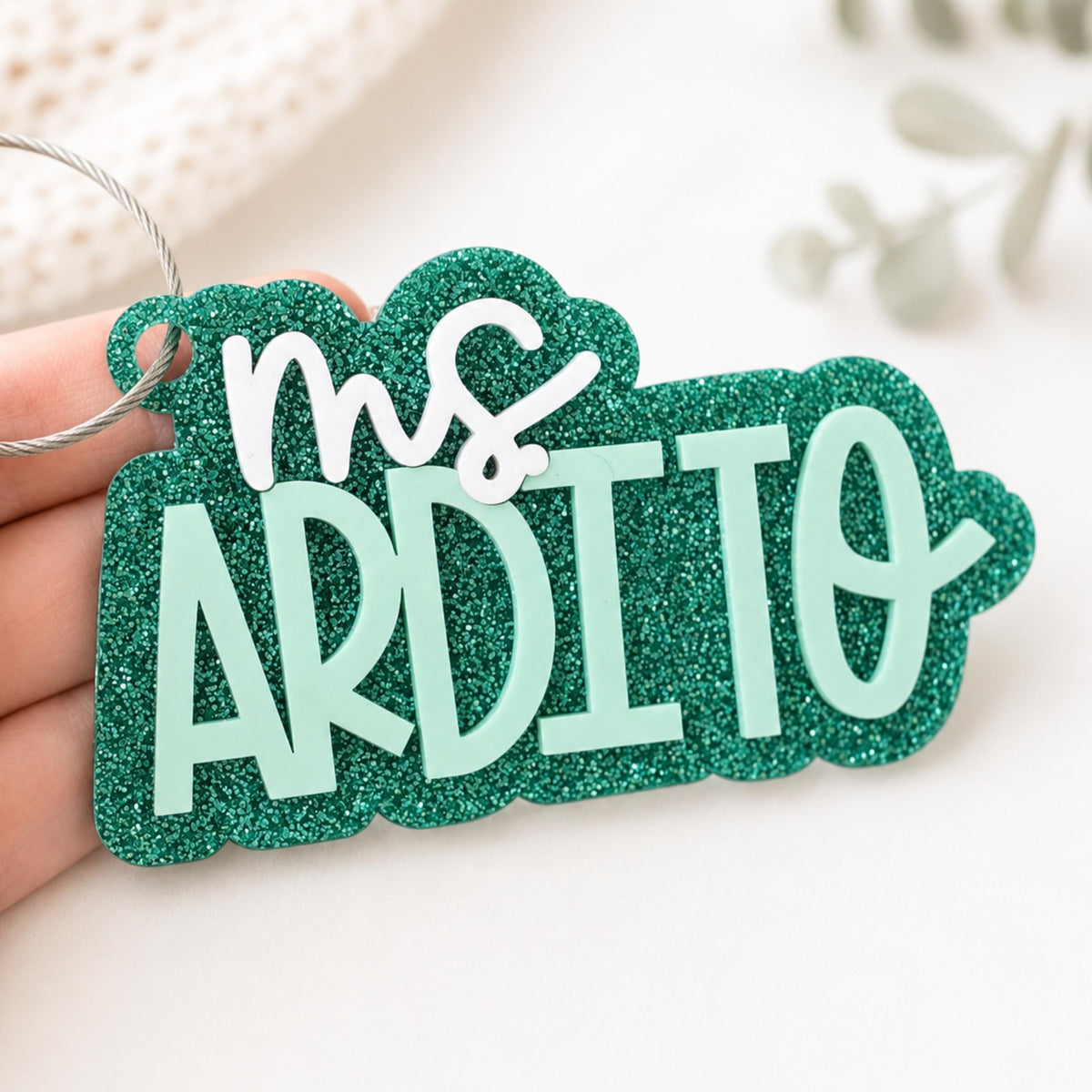 Teacher Gift | Personalized Bag Tag | Personalized Gift | Backpack Tag | Gift for Teacher | Bogg Bag Tag | Stocking Stuffer
