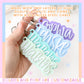 Personalized Keychain | Personalized Bag Tag | Personalized Gift | Backpack Tag | Gift for Boy/Girl | Bogg Bag Tag | Stocking Stuffer