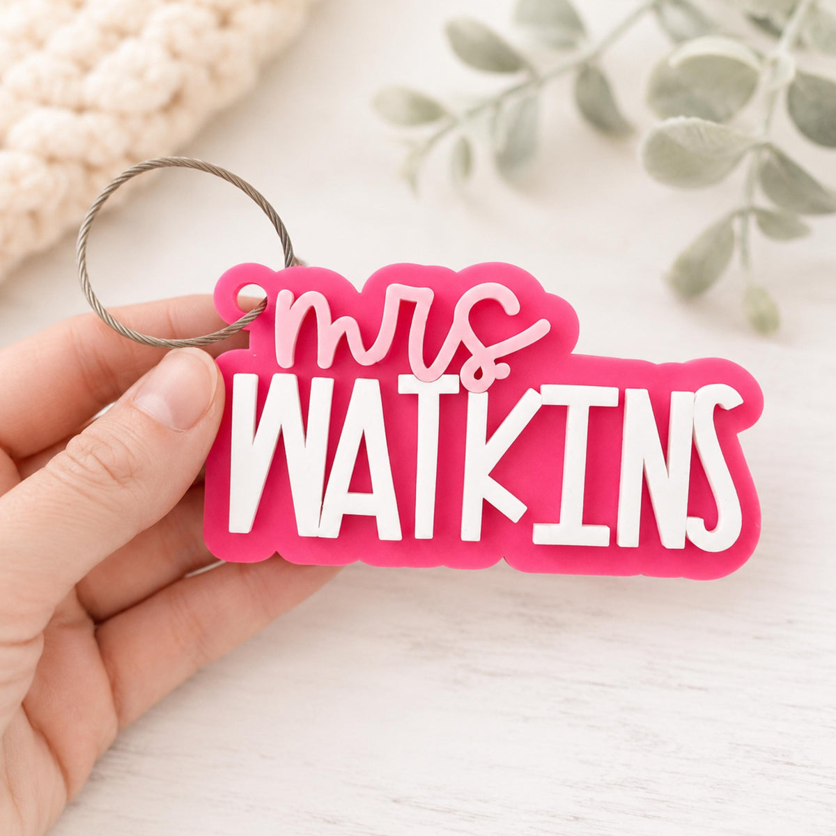 Teacher Gift | Personalized Bag Tag | Personalized Gift | Backpack Tag | Gift for Teacher | Bogg Bag Tag | Stocking Stuffer