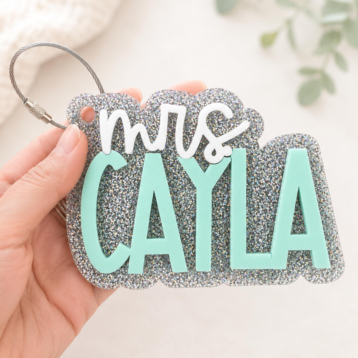 Teacher Gift | Personalized Bag Tag | Personalized Gift | Backpack Tag | Gift for Teacher | Bogg Bag Tag | Stocking Stuffer