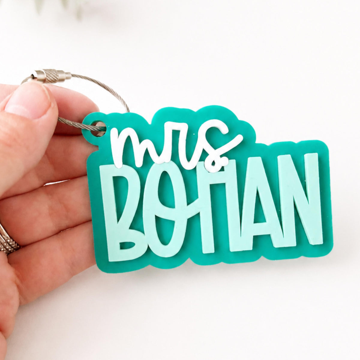 Teacher Gift | Personalized Bag Tag | Personalized Gift | Backpack Tag | Gift for Teacher | Bogg Bag Tag | Stocking Stuffer