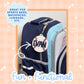 Youth Athletic Gear Tag Baseball Bag Identifier Personalized Name Label Custom Acrylic Keychain Team Equipment Organization Player Number Design Durable Construction Quality Material Perfect Baseball Player Birthday Present Stocking Stuffer