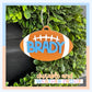 Football Bag Tag Personalized Gift Custom Name Backpack Keychain for Player Sports Gear Tag for Football Team Gift Idea Stocking Stuffer