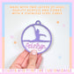 Gymnastics Sports Bag Tag Personalized Name Identifier Custom Keychain Accessory Athletic Gear Essential Backpack Monogram Tag Acrylic Construction Gift For Kids Birthday Present Team Competition Equipment Youth Athlete Accessory Training