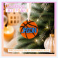 Basketball Team Memento Personalized Ornament Custom Name Number Colors Christmas Tree Hanging Decoration Player Keepsake Gift Coach Appreciation Present Holiday Stocking Stuffer Acrylic Sports Ornament Boy Athlete Gift Durable Custom Made