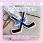 Custom Player Gift Hockey Ornament Personalized Christmas Keepsake Acrylic Ornament Coach Stocking Stuffer Kids Team Gift Athlete Memento Hockey Mom Present Holiday Bauble Custom Name Number Team Colors Durable Sports Gift
