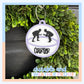 Wrestling Bag Tag Personalized Wrestling Keychain Custom Backpack Charm Acrylic Luggage Tag Gift for Wrestlers Stocking Stuffer Coach Gift