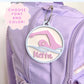 Personalized Swim Bag Tag Custom Name Monogram Swimming Keychain Gift Youth Swimmer Item Acrylic Luggage Label Sports Backpack Identifier Kids Athlete Present High Quality Multi Layer Construction Colorful Options Swimming Team Accessory