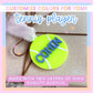 Custom Tennis Gift Personalized Ornament Christmas Decoration Player Name Keepsake Sports Holiday Present Coach Appreciation Gift Team Memento Athlete Recognition Stocking Stuffer Custom Colors Acrylic Construction Durable Quality Design