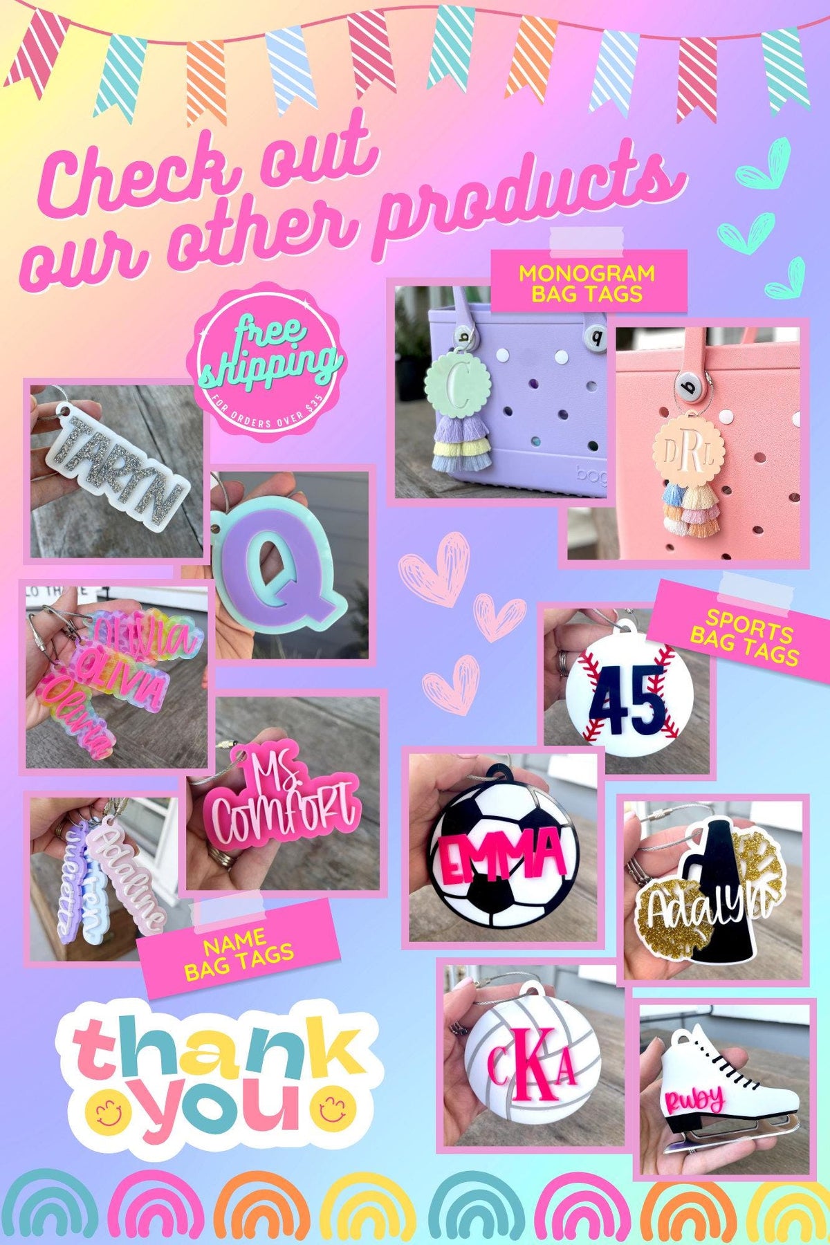 Cheer Bag Tag Custom Cheerleading Keychain Name Cheer Team Gift for Cheer Squad Accessories Cheerleader Stocking Stuffer Backpack Charm