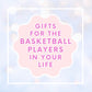 Basketball Christmas Ornament for Team Gift for Basketball Player Personalized Keepsake Acrylic Backpack Tag Birthday Present for Athlete