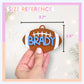Football Ornament Personalized Gift Custom Christmas Ornament for Player Acrylic Sports Ornament Football Team Gift Idea Stocking Stuffer