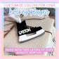 Hockey Player Ornament Personalized Christmas Gift Custom Name Number Acrylic Keepsake Youth Athlete Memento Team Colors Design Holiday Tree Hanging Seasonal Sports Tribute Coach Appreciation Gift Stocking Stuffer Present Durable Material