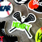 Lacrosse Bag Tag Personalized Gift Lacrosse Player Sports Backpack Identification Keychain Custom Name Acrylic Luggage Label Equipment