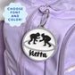 Personalized Wrestling Bag Tag Custom Name Identification Acrylic Sports Equipment Identifier Team Athlete Gear Organization Durable Backpack Luggage Marker Perfect Wrestling Gift Wrestlers Team Spirit Accessory Custom Number Design