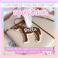 Horseback Riding Gift Custom Ornament Personalized Christmas Decoration Equestrian Keepsake Acrylic Hanging Display Custom Name Design Durable Laser Cut Construction Perfect Trainer Gift Holiday Tree Ornament Lightweight Display Rider
