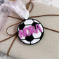 Soccer Ornament Personalized Christmas Gift Custom Player Name Acrylic Keepsake Birthday Present Kid Stocking Stuffer Gift for Soccer Coach