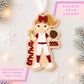 Softball Christmas Ornament for Team Gift for Softball Player Personalized Keepsake Acrylic Backpack Tag Birthday Present for Athlete