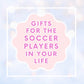 Soccer Christmas Ornament for Soccer Team Gift for Soccer Player Personalized Keepsake Acrylic Backpack Tag Birthday Present for Athlete