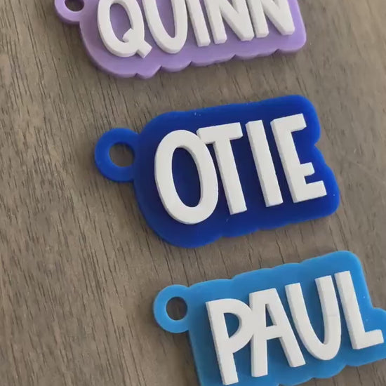 Personalized Keychain | Personalized Bag Tag | Personalized Gift | Backpack Tag | Gift for Boy/Girl | Bogg Bag Tag | Stocking Stuffer