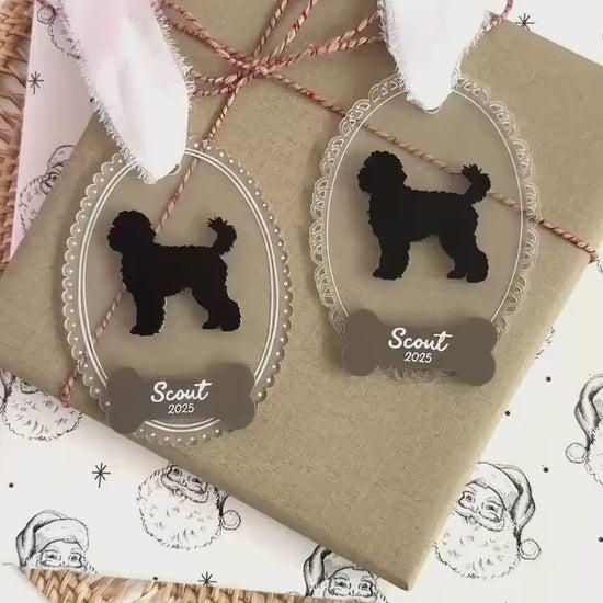 Pet Ornament Custom Ornament Laser Made Ornament Dog Silhouette Ornament Sentimental Gift Pet Owner Gift Keepsake Ornament Handmade Ornament