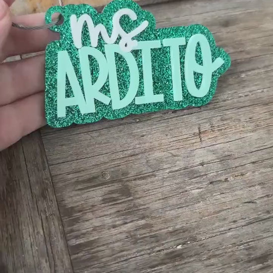 Teacher Gift | Personalized Bag Tag | Personalized Gift | Backpack Tag | Gift for Teacher | Bogg Bag Tag | Stocking Stuffer