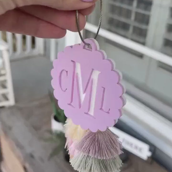 Bogg Bag Tag Personalized Bag Tag Gift for Teacher Gift for Mom Gift for Girl Monogram Bag Tag Keychain for Pool Bag Stocking Stuffer