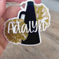 Cheer Bag Tag Custom Cheerleading Keychain Name Cheer Team Gift for Cheer Squad Accessories Cheerleader Stocking Stuffer Backpack Charm